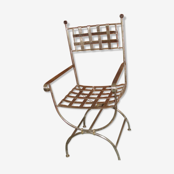 Chair made by an art ironworker