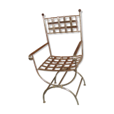Fauteuil réalisée par un ferronnier d'art