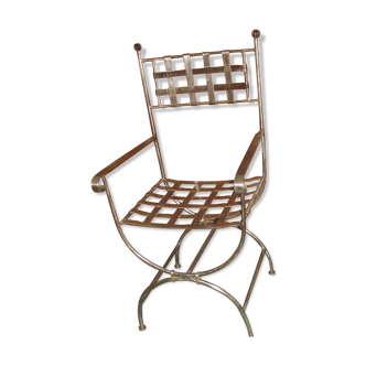 Chair made by an art ironworker