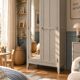 Armoire parisienne art déco rénovée miroir biseauté