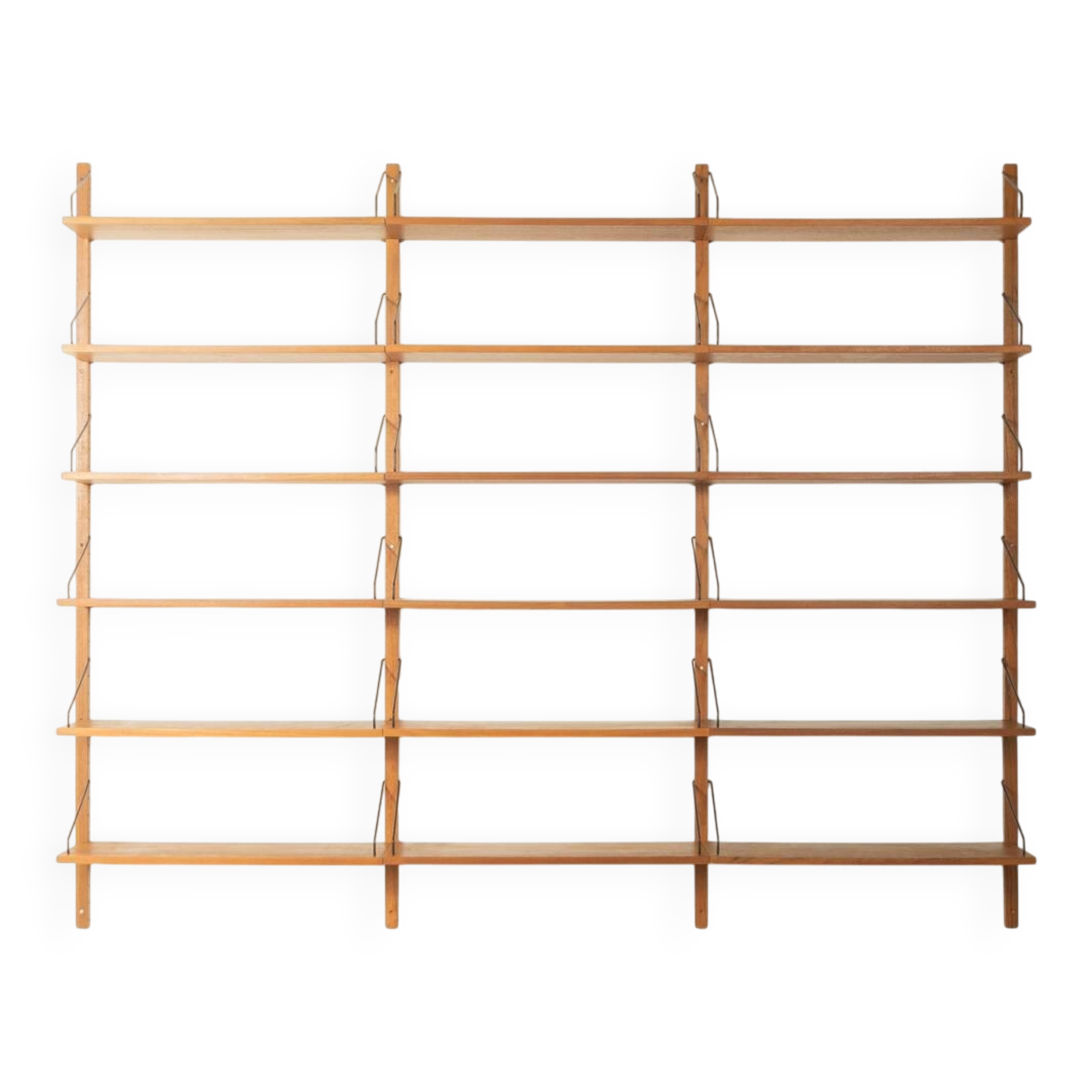 Classic wall shelf by Poul Cadovius for Cado, 1950s, teak veneer