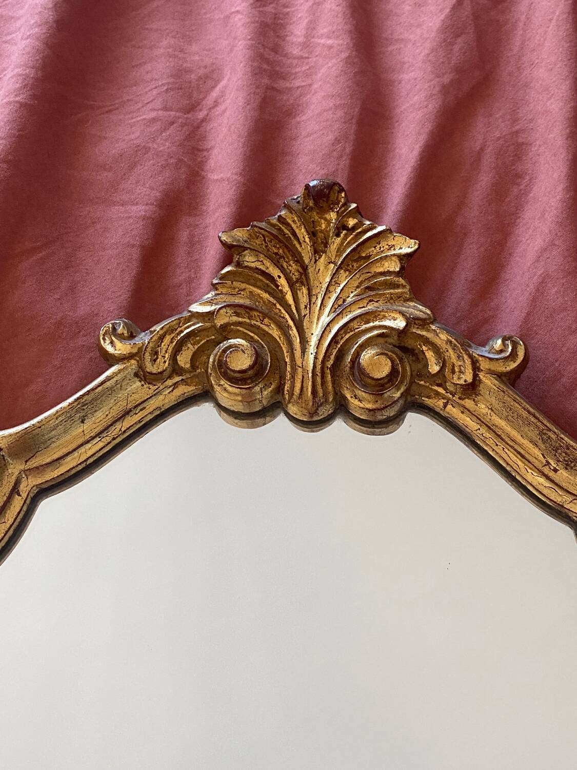 Louis XV rocaille shell mirror
