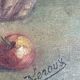 Still life painting with cherries by Leroux