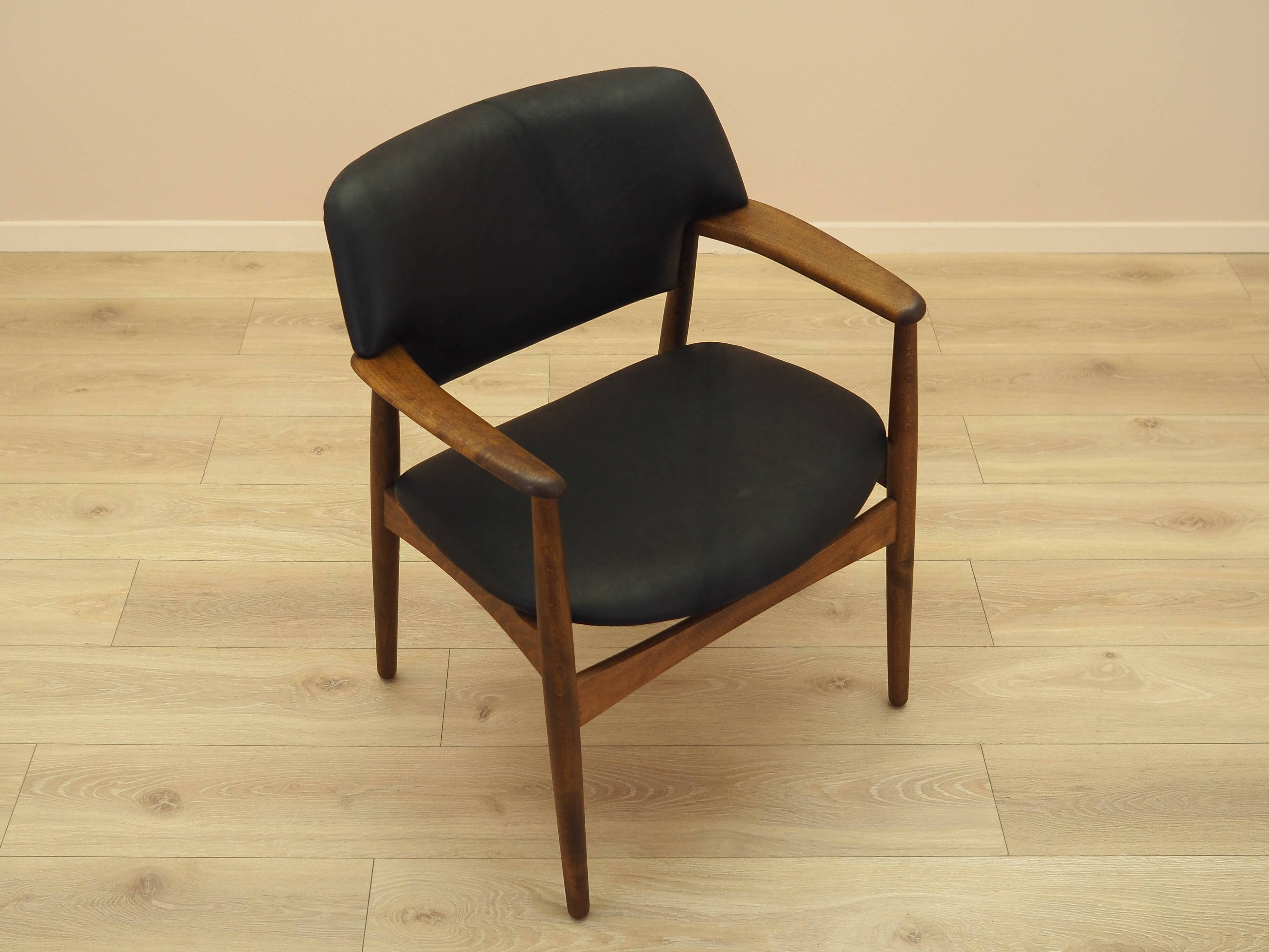 Larsen & Madsen Oak Lounge Chair for Fritz Hansen, 1970s