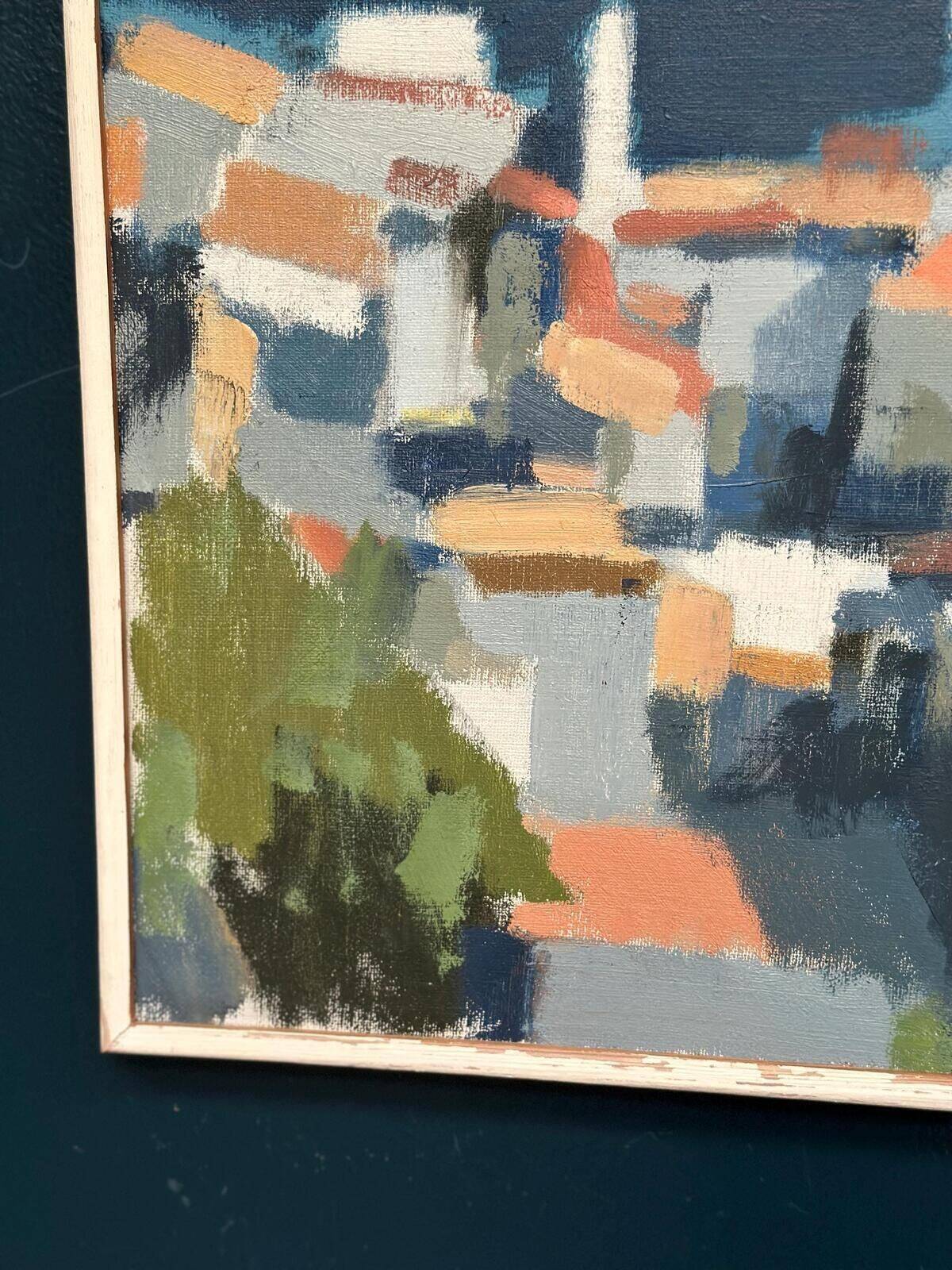 Original Swedish Oil On Canvas – Peñíscola, Spain – Stig Wernheden