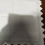 Old white cotton pillowcase 64 x 68 cm