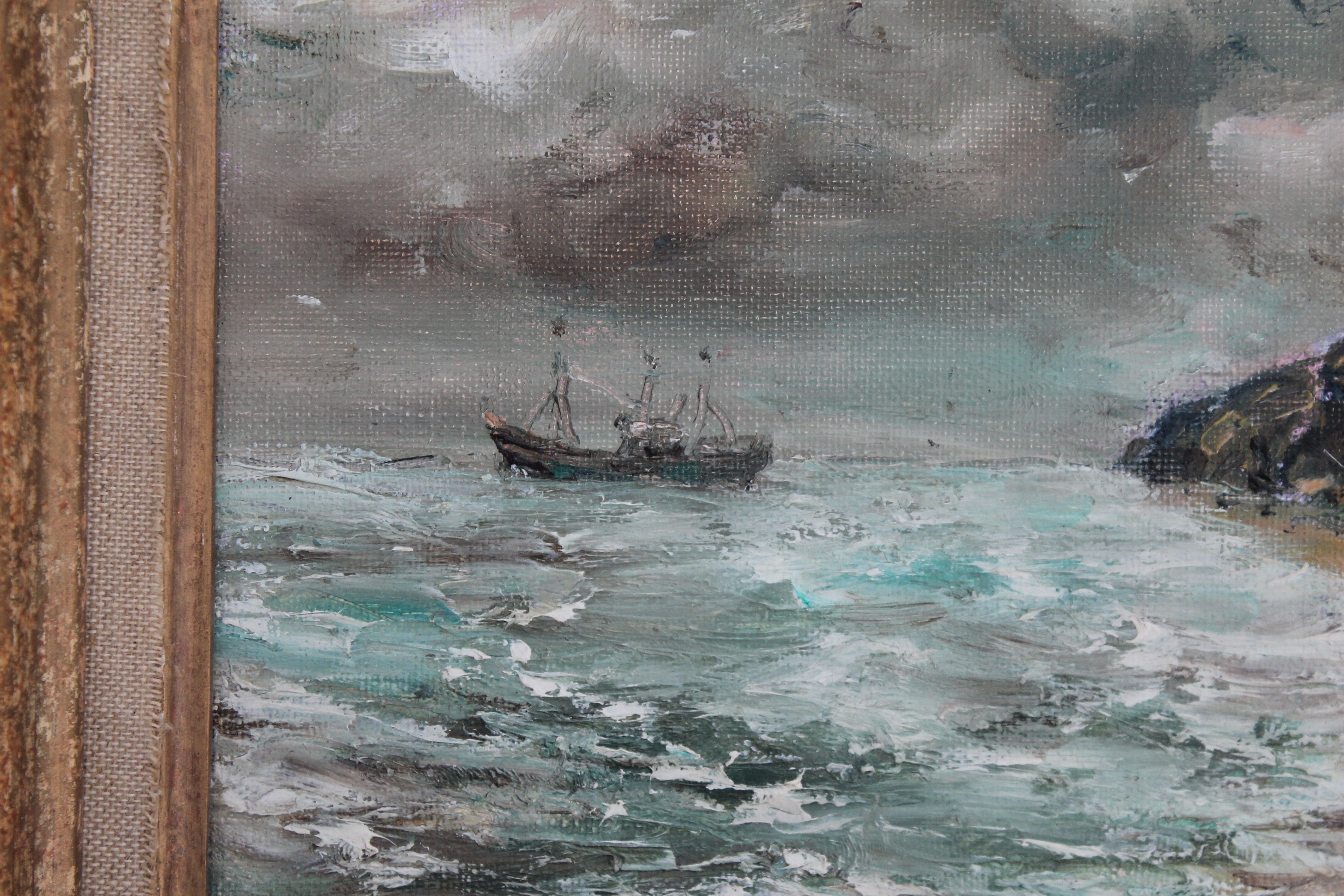 Painting Normandie Marine Constant Censier
