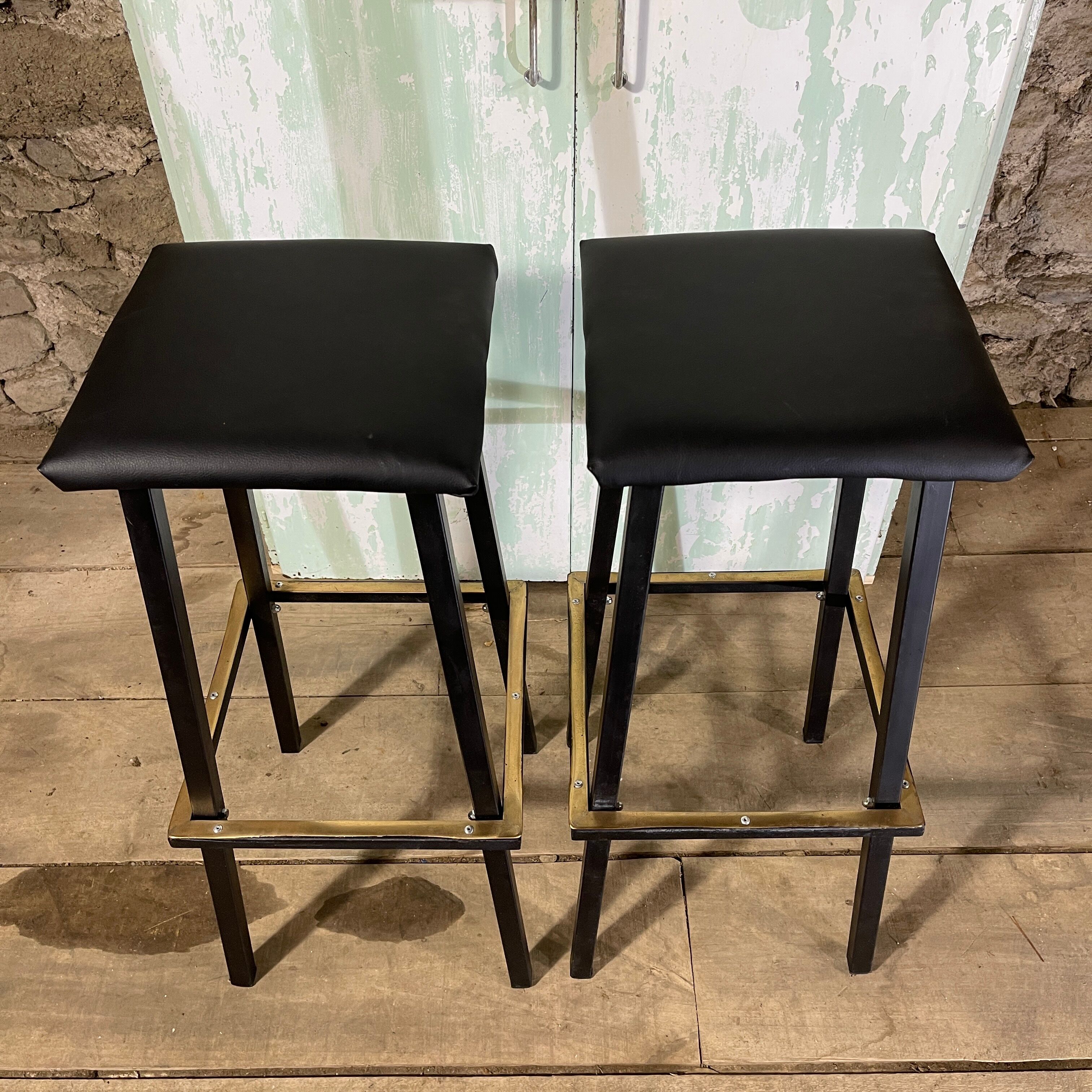 Pair of vintage bar stools