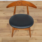 Mid century danish ch33 dining chairs by Hans J. Wegner for Carl Hansen & søn, set of 4