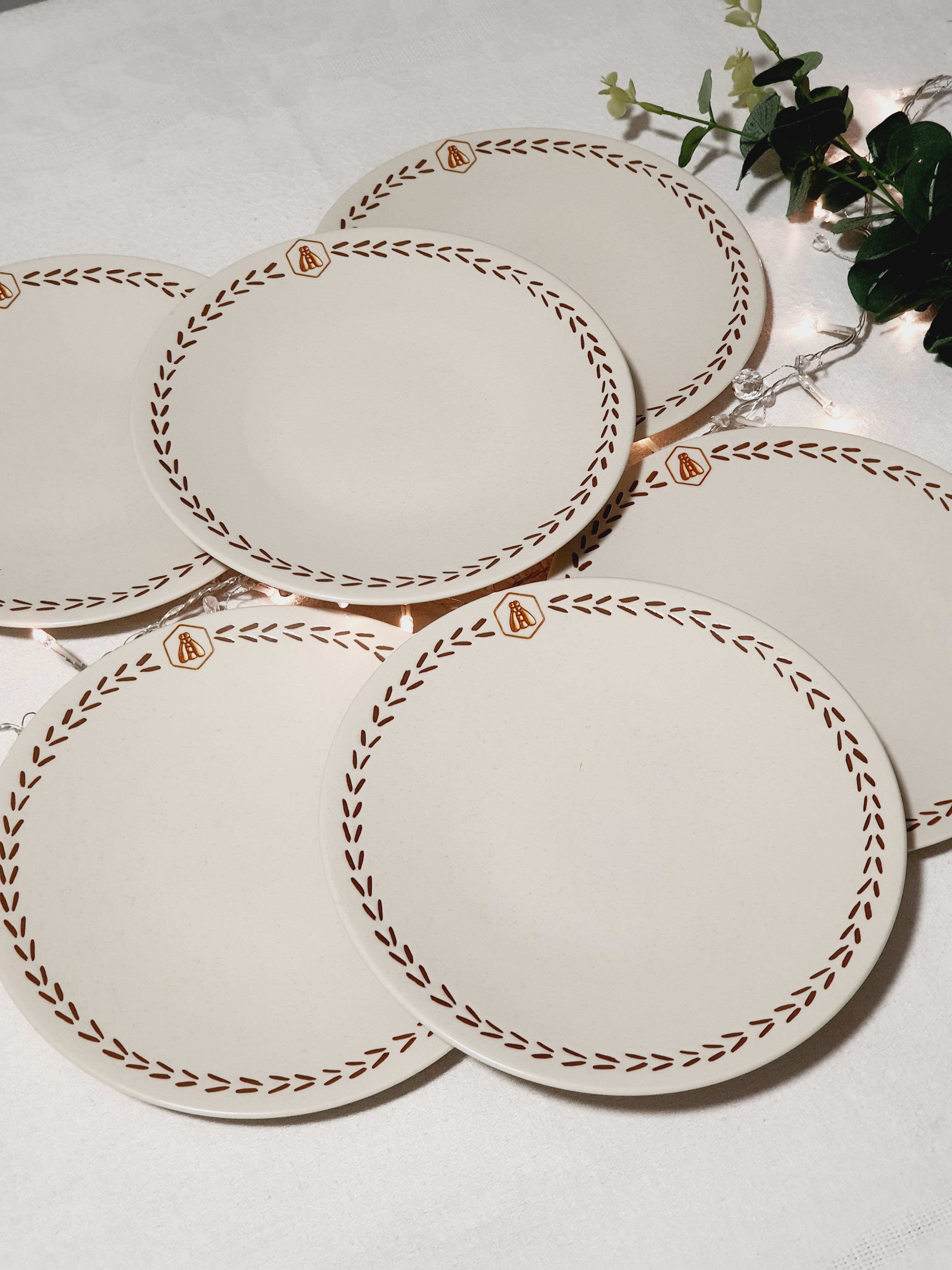 Lot of 6 Laguiole dessert plates