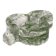 Maxi clover-shaped ashtray in transparent glass with herbivorous inclusions