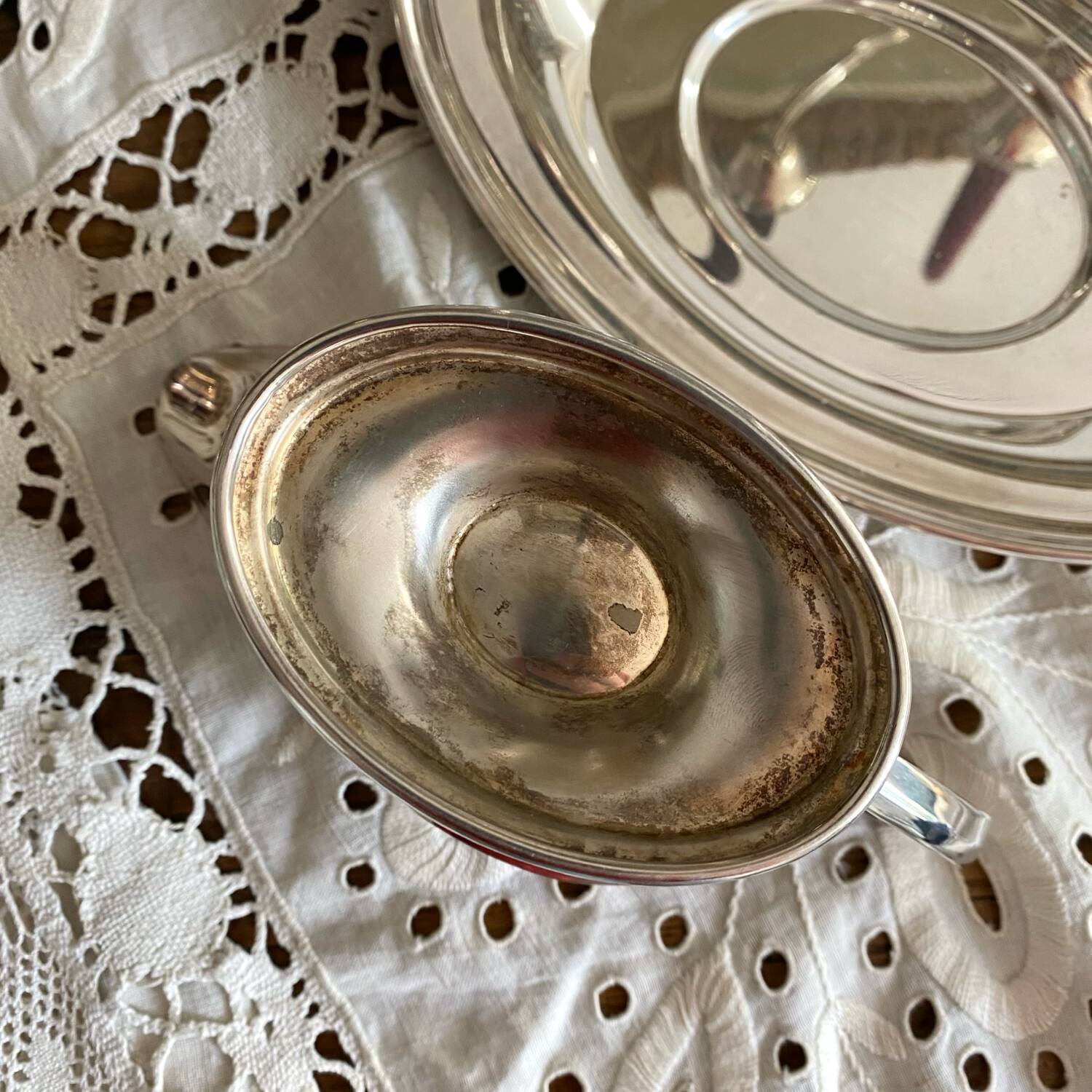 Sheffield Silver Gravy Boat