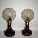 Pair of Hustad lamps, 1960s