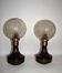 Pair of Hustad lamps, 1960s