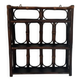 Rattan wall shelf from the 70s.