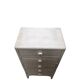 Commode ancienne française blanche/grise, début des années 1900