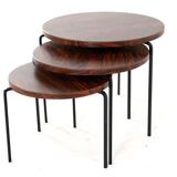 Round nesting tables 'Eindhoven' mid century