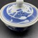 Elegant table set, Chinese porcelain, blue and white, condiments.