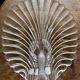 Vintage thick glass dish with lobster decorations