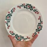 Set of 6 vintage dessert plates model Cécile by HBCM (lot 2)