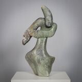 Shona warrior hand-carved sculpture