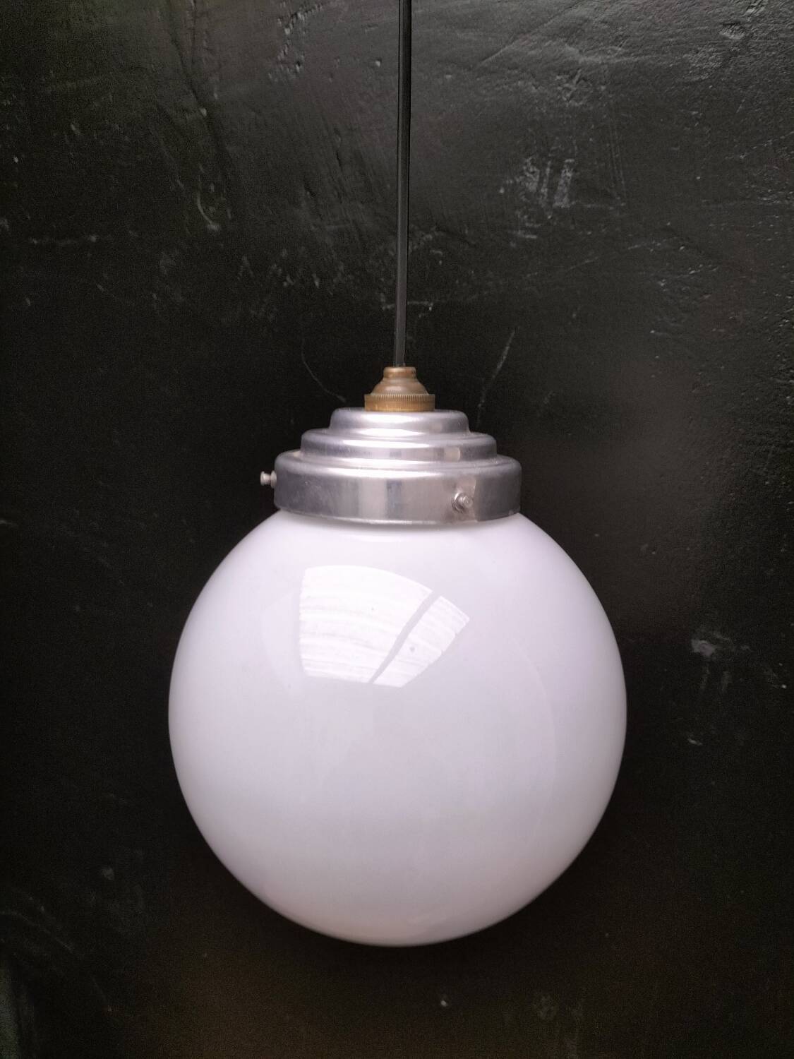 Opaline ball pendant