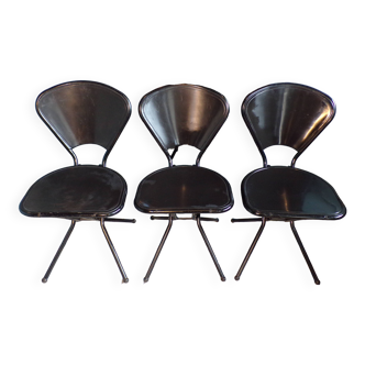 Set 3 chaises pliantes Ikea Sebastian par Niels Gammelgaard