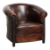 Vintage sheepskin club armchair with beautiful colours and a subtle size