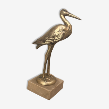 Heron brass statuette