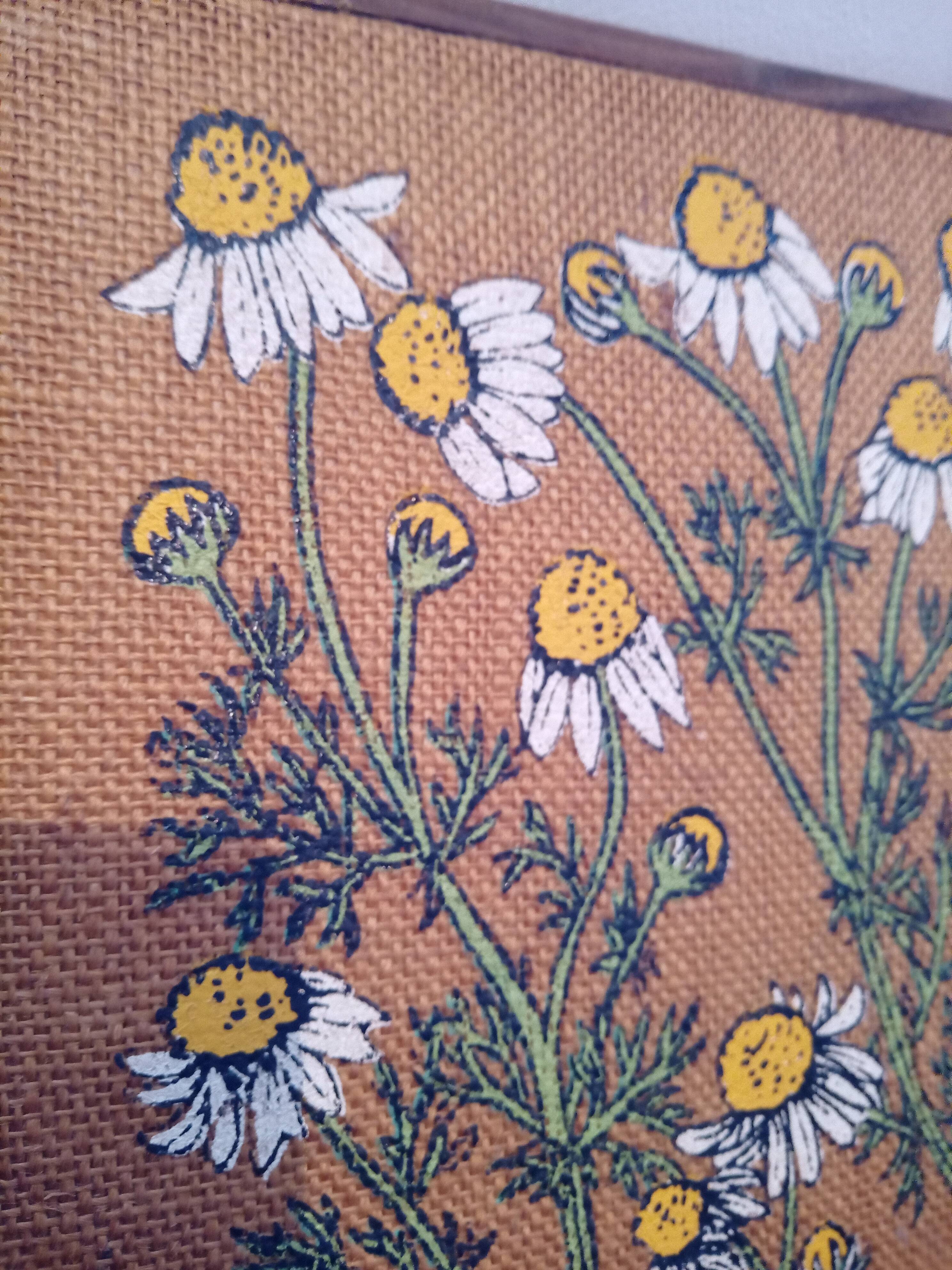 Oil on flaxseed canvas on chamomile wood