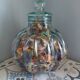 Canister glass geneviève lethu vintage