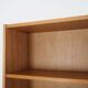 Bookcase with oak veneer scandinavian design from the 70s