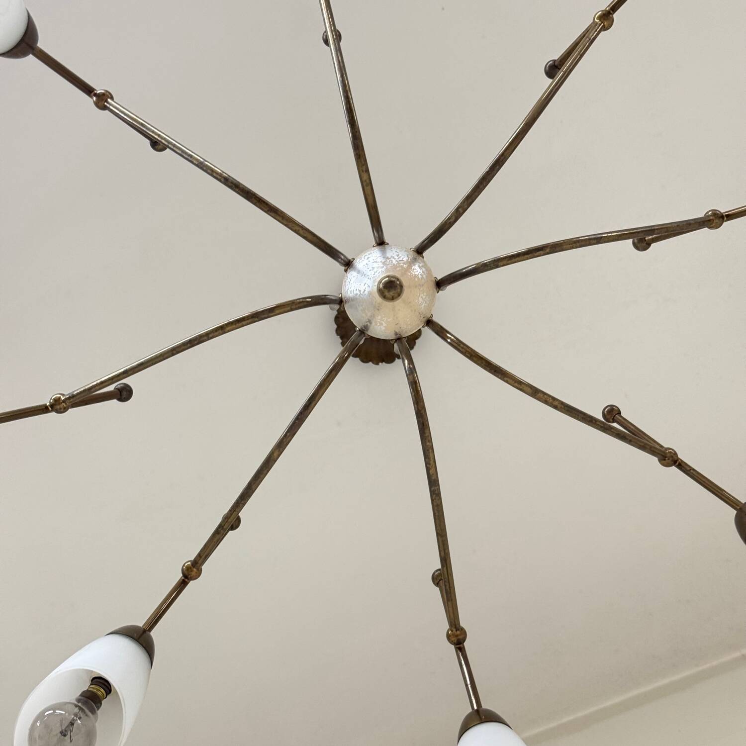 Stilnovo Style Vintage Chandelier from the 60s