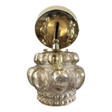 Gold tilting wall light