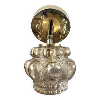 Gold tilting wall light
