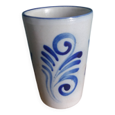 Alsace stoneware tumbler mug glass