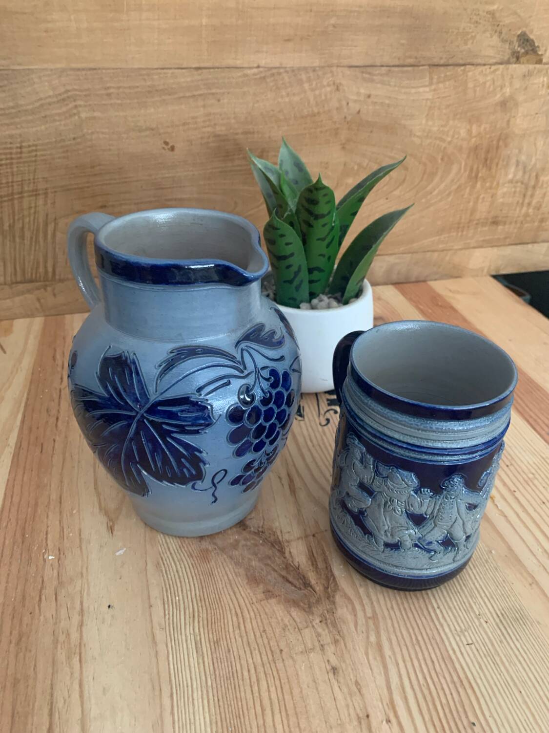 Pichet et chope Betschdorf grès au sel