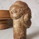 Statuette woman stone nbigou gabon