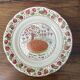 6 plates and 1 dish GIEN twentieth century