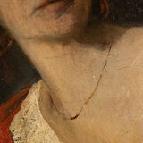 Sitta, oil on plate