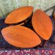 Mid century retro vintage teak round coffee  table by Nathan 1960