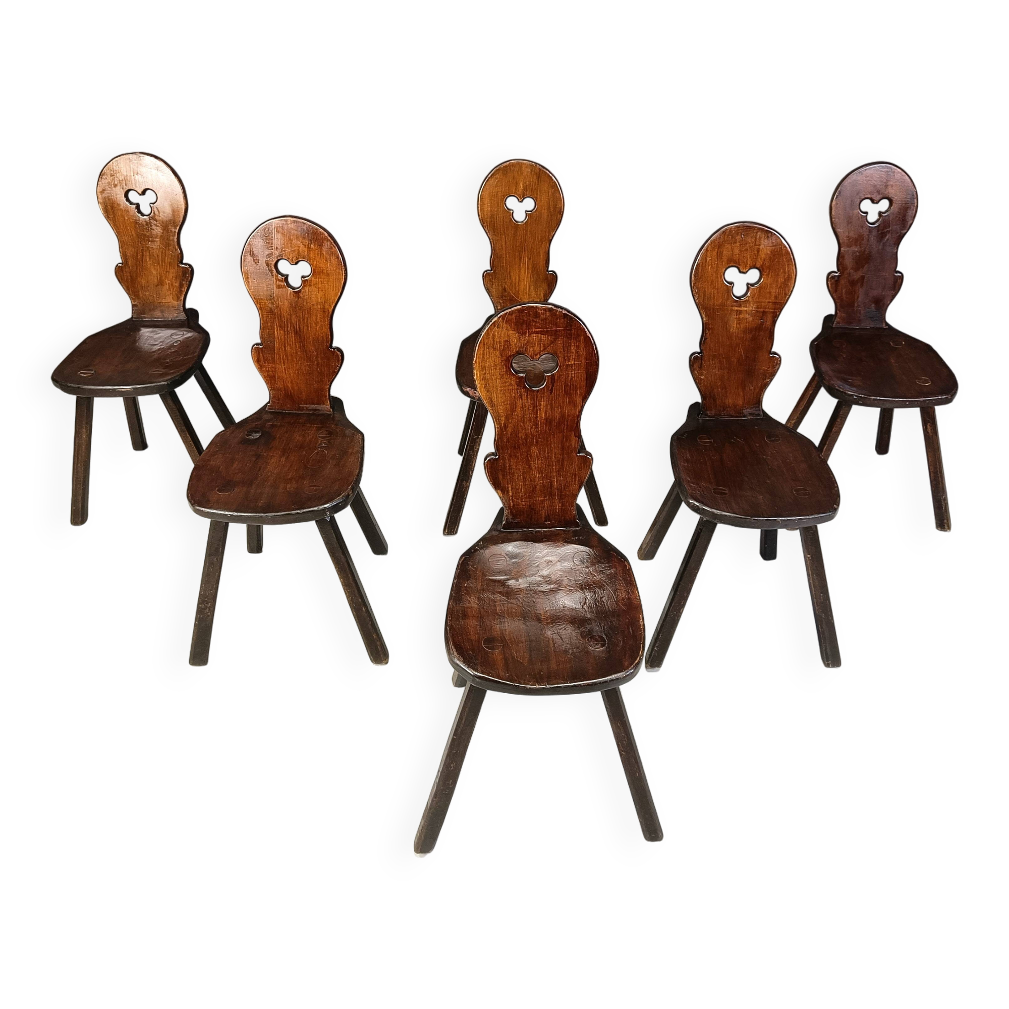 Vintage brutalist chairs, 1960s