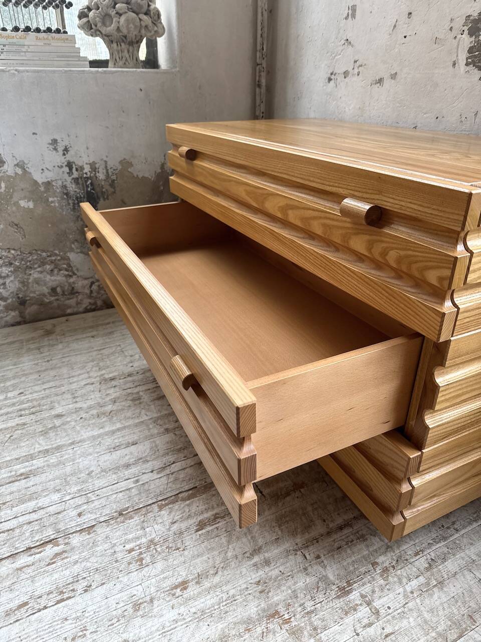 Solid oak chest of drawers Regain XL