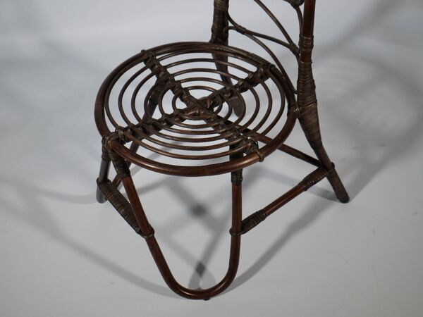 Chaise Haute en Bambou par Dirk Van Sliedrecht pour Rohe Noordwolde, 1950s