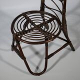 Chaise Haute en Bambou par Dirk Van Sliedrecht pour Rohe Noordwolde, 1950s