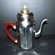 Vintage percolator coffee maker in chrome-plated copper and bakelite 1950 ADB brand