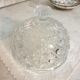 Cloche à fromage ancienne en verre