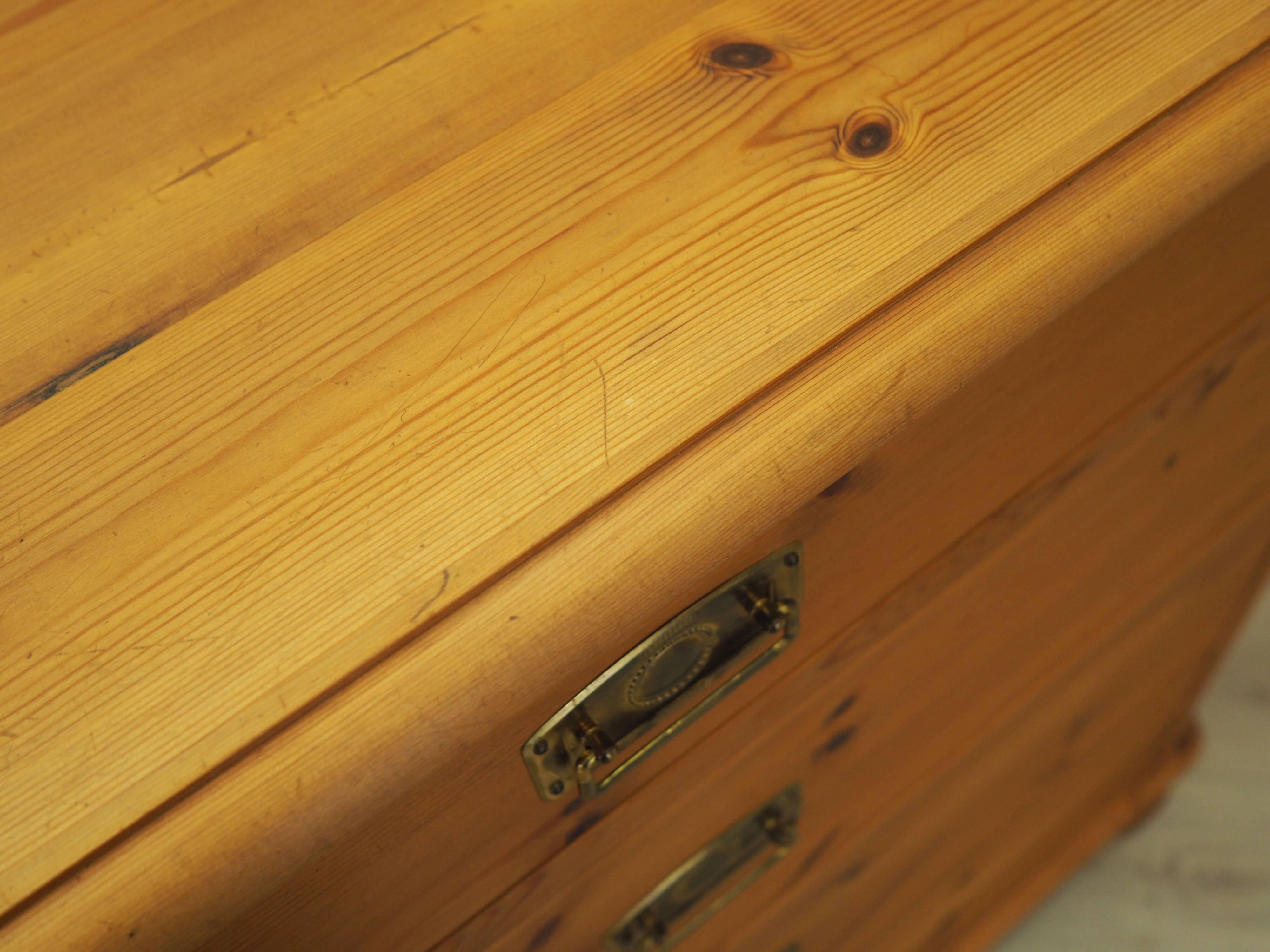 Pine chest of drawers, Danish design, 00s, production: Denmark
