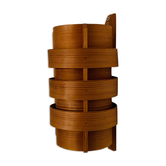 Wooden wall lamp by Hans Agne Jakobsson