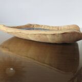Vallauris dove pottery pocket in sandstone and blue ceramic 50s 60s